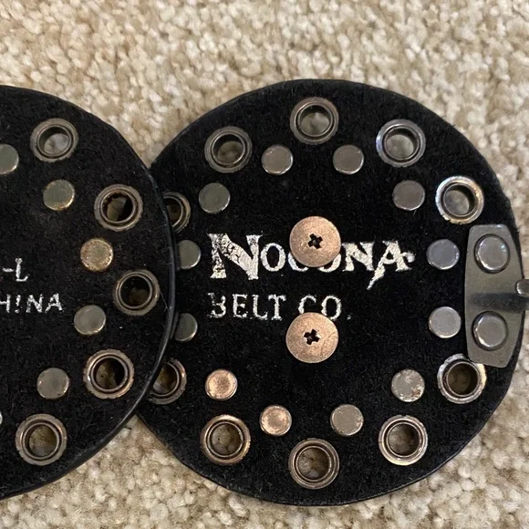 NOCONA turquoise Concho belt. - Picture 3 of 6